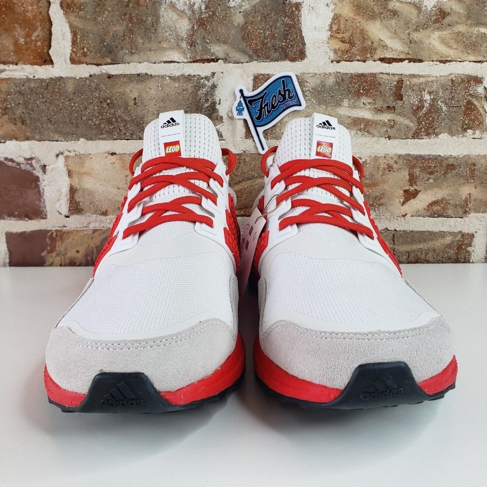 Adidas UltraBoost DNA x Lego ‘Color Pack Red’ Running Shoes Men's SZ 10.5 H67755 - Picture 2 of 15